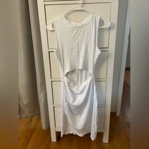 White cut out dress - Amazon